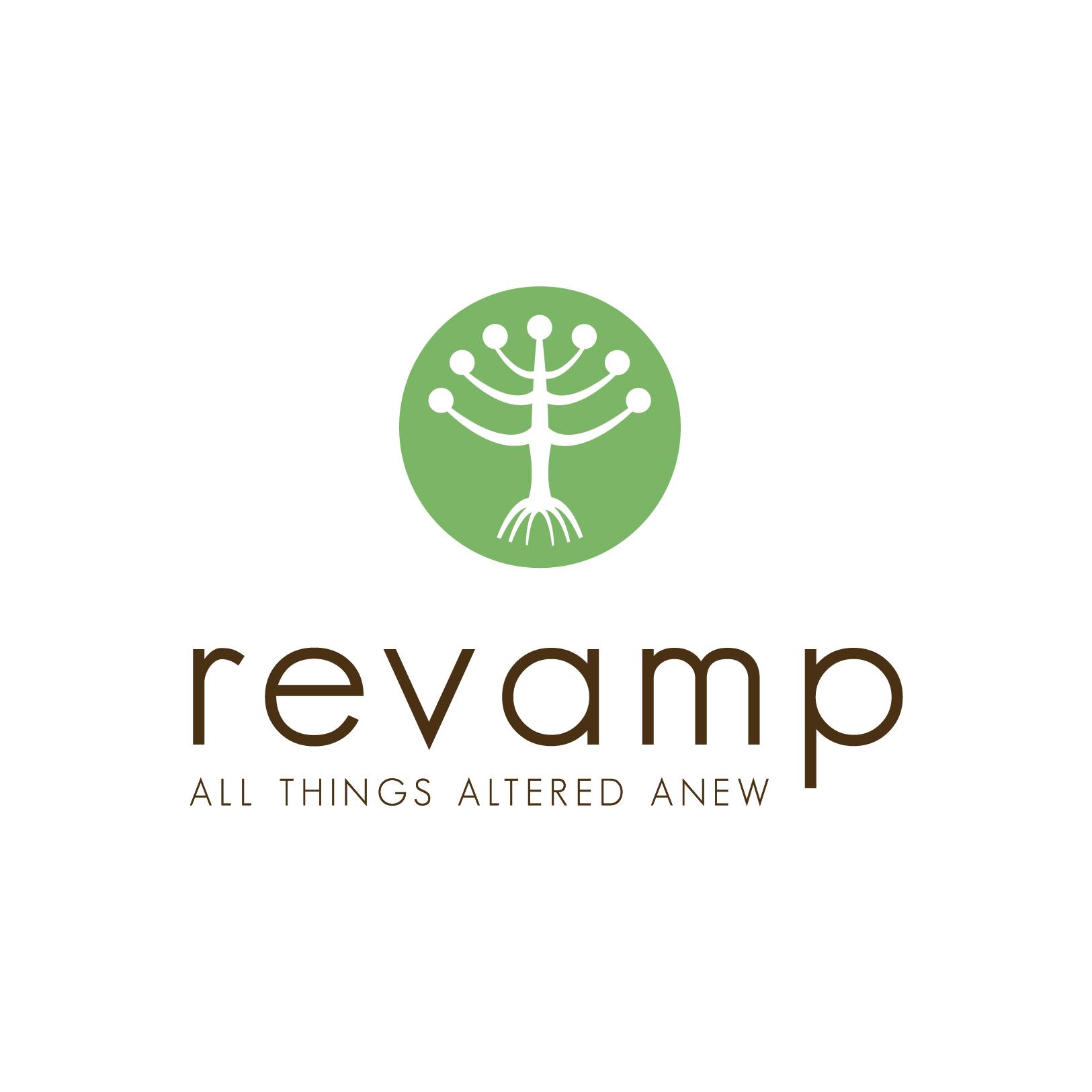 Revamp vertical logo